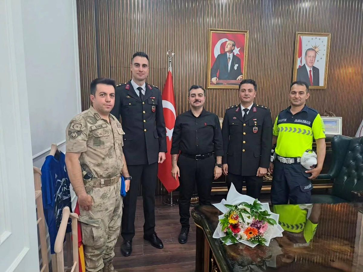 Dicle Kaymakamı Mustafa Atış, jandarmanın 187. kuruluş yıl dönümünü kutladı