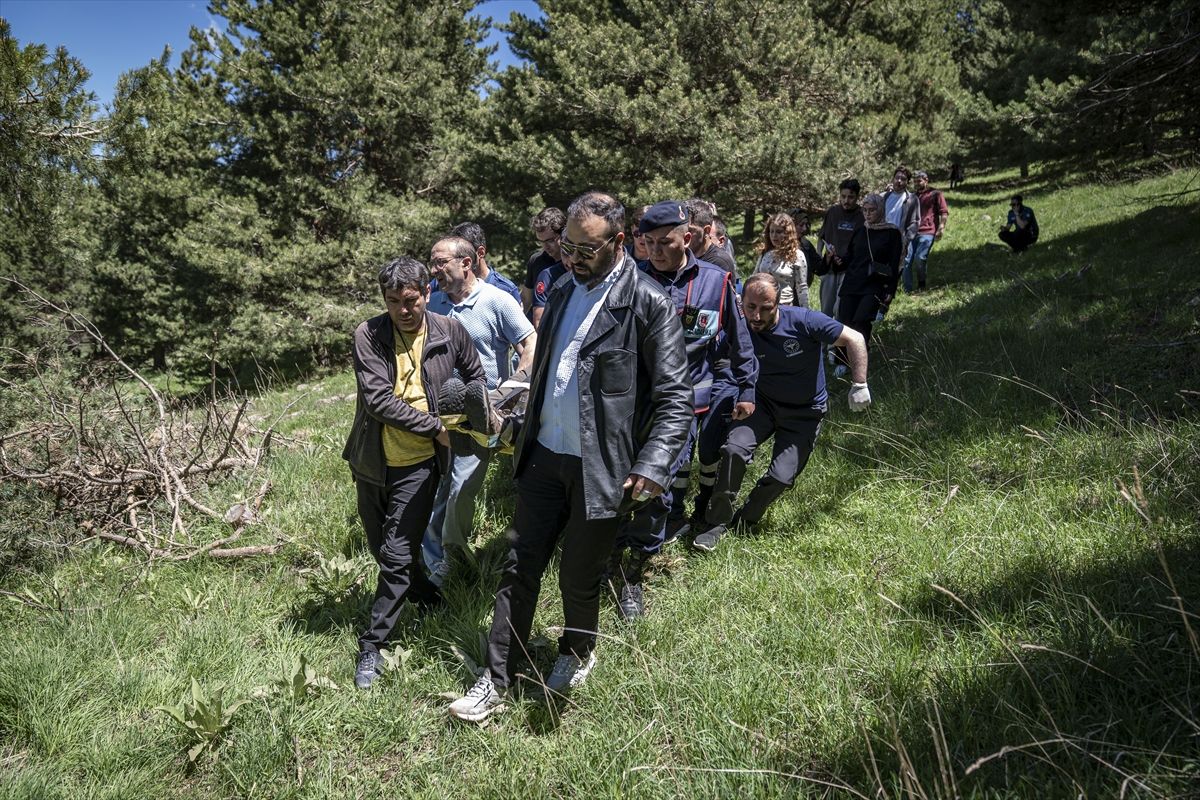 Erzurum'da ekipler kalp krizi geçiren izci için seferber oldu