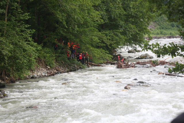 Rescue operation in Fırtına Stream