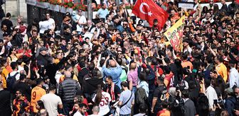 Galatasaray'ın 26. şampiyonluğu Brüksel'de kutlandı