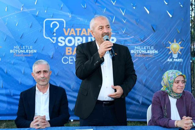 Gebze’de vatandaşlar sorularını doğrudan başkana iletti