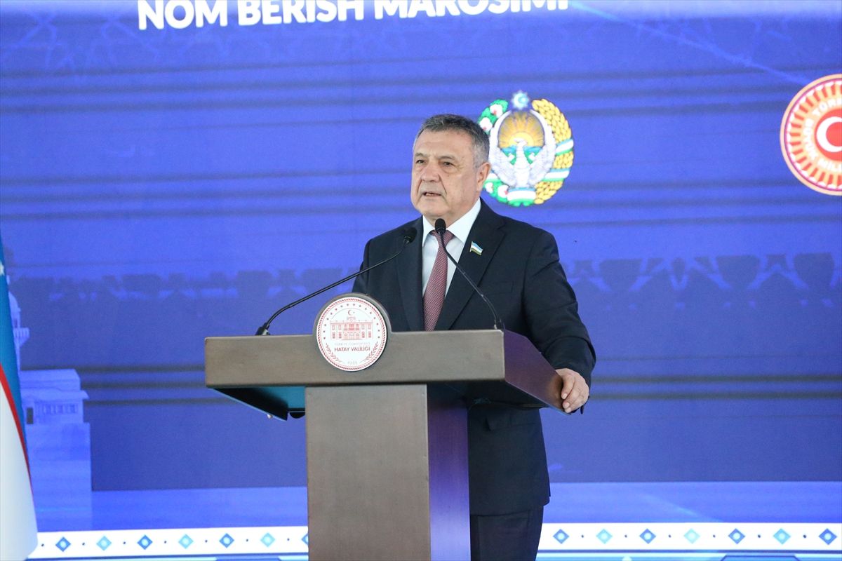 Hatay'da Özbekistan Mahallesi açılış töreninden genel görünüm.