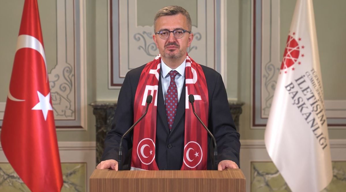 İletişim Başkanı Burhanettin Duran'ın A Milli Futbol Takımı'na Dünya Kupası mesajı.