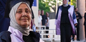Kanser nedeniyle ara verdiği üniversiteden 38 yıl sonra birincilikle mezun oldu