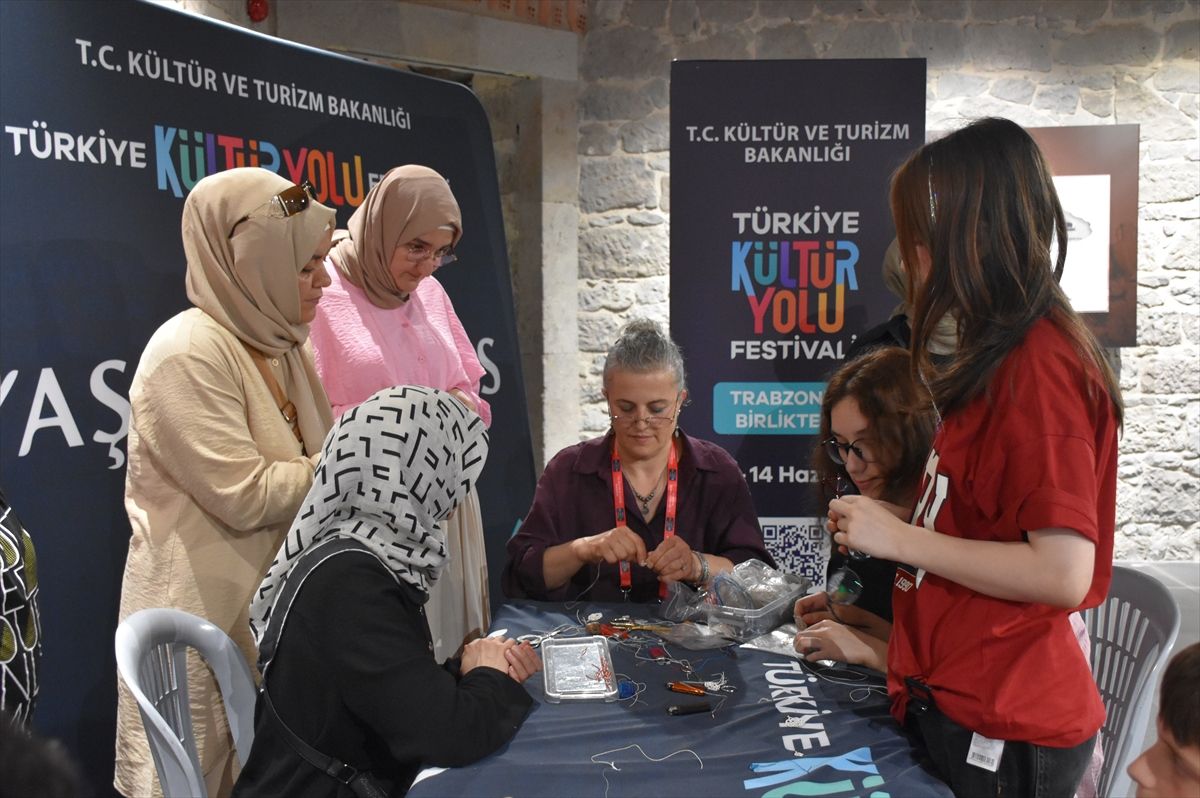 Kültür Yolu Festivali Trabzon'da atölye çalışmalarıyla sürüyor