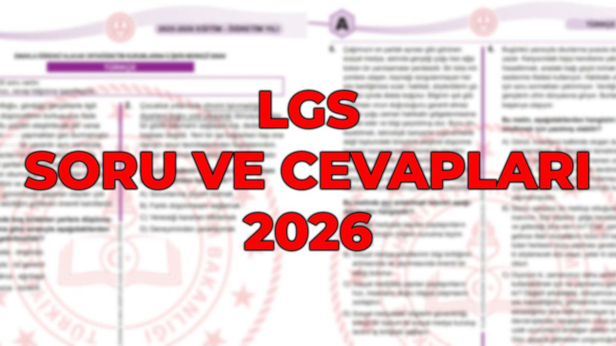 LGS 2026 sınavı tamamlandı, öğrenciler cevapları bekliyor.