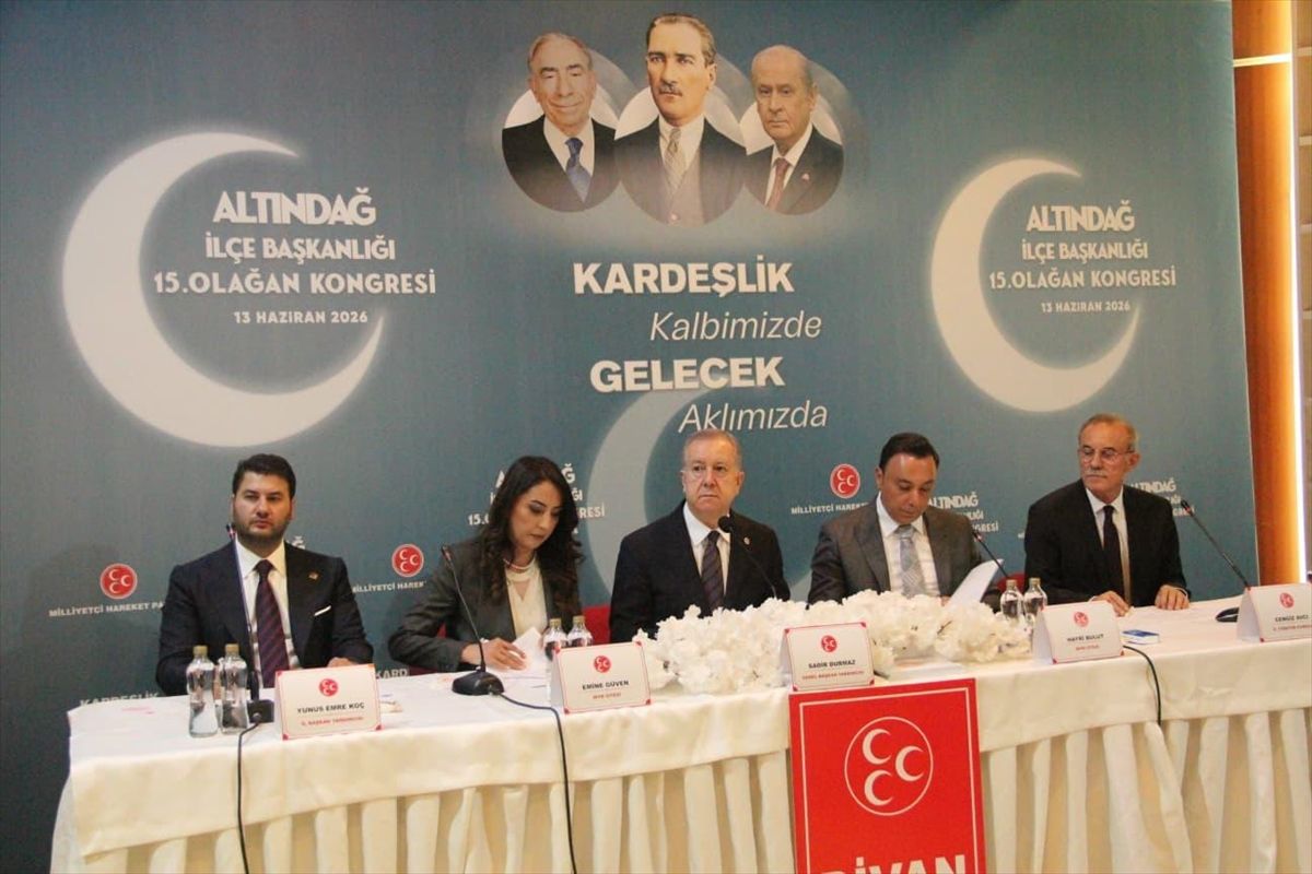 MHP Genel Başkan Yardımcısı Durmaz, partisinin Altındağ İlçe Başkanlığı Kongresi'nde konuştu Açıklaması