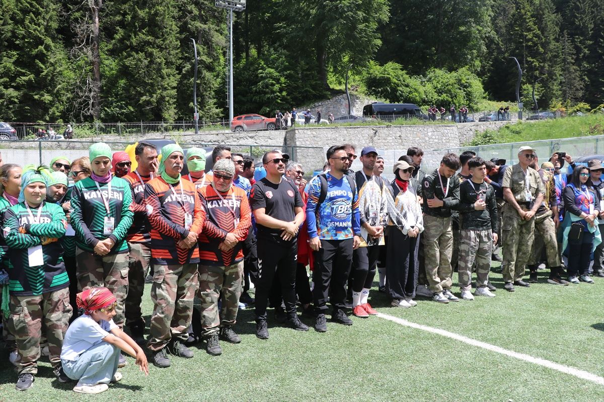 Rize'de Kulüpler Türkiye Paintball Şampiyonası'nın 2. ayak müsabakaları başladı