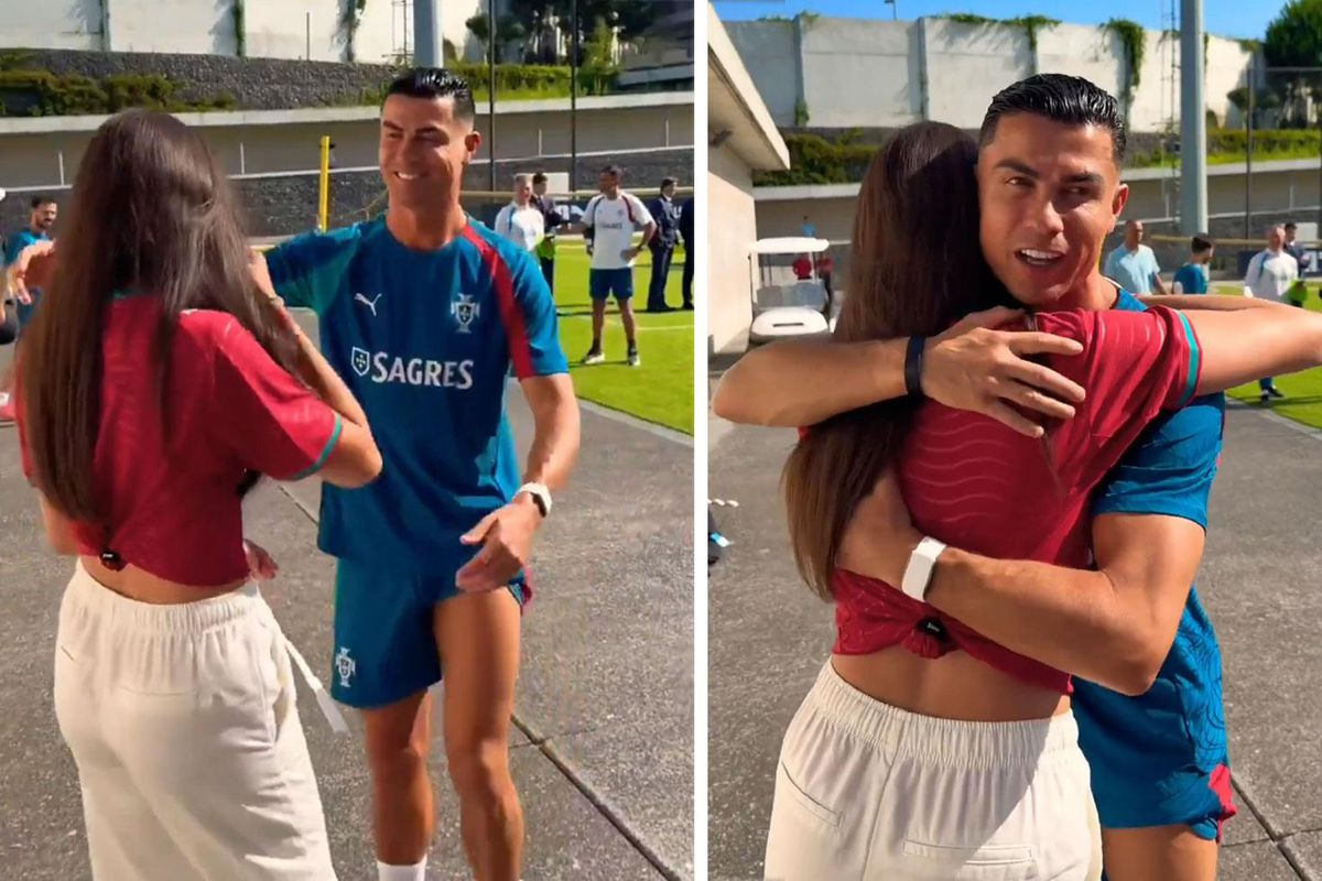 Ronaldo'yu görünce gözyaşlarına boğuldu