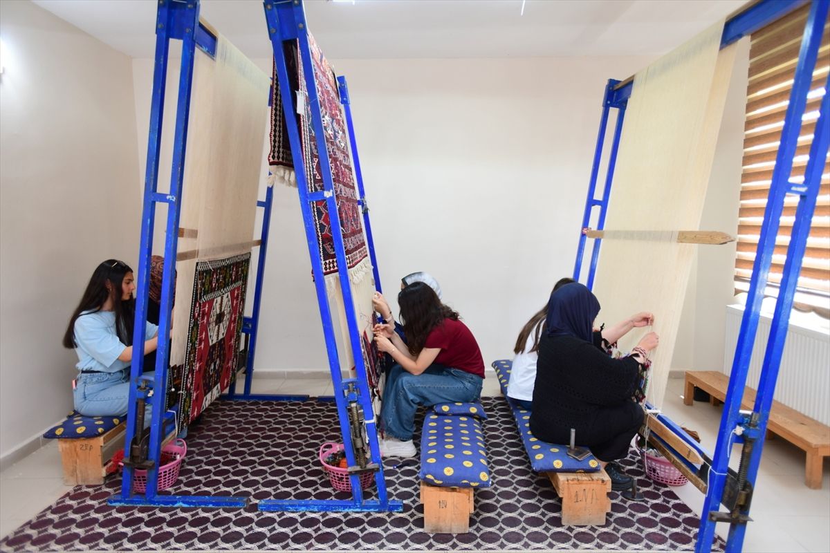 Van ve Hakkari kilim motifleri geleceğe taşınıyor