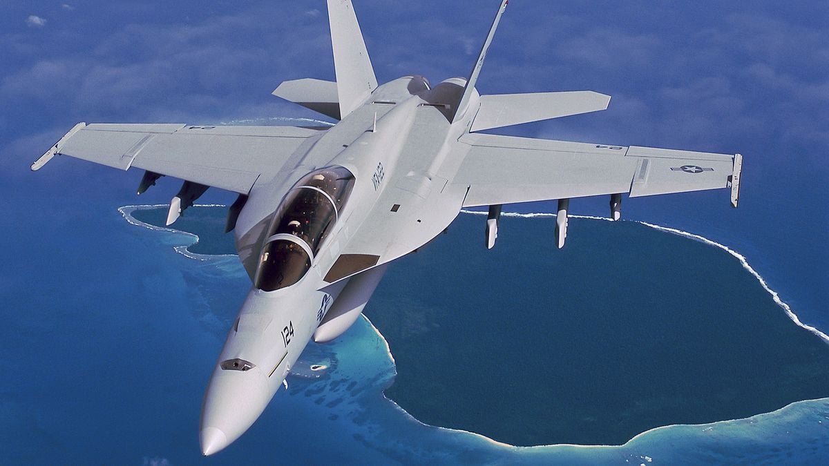 ABD'ye ait F/A-18 tipi savaş uçağı Washington'da ormanlık alana düştü.