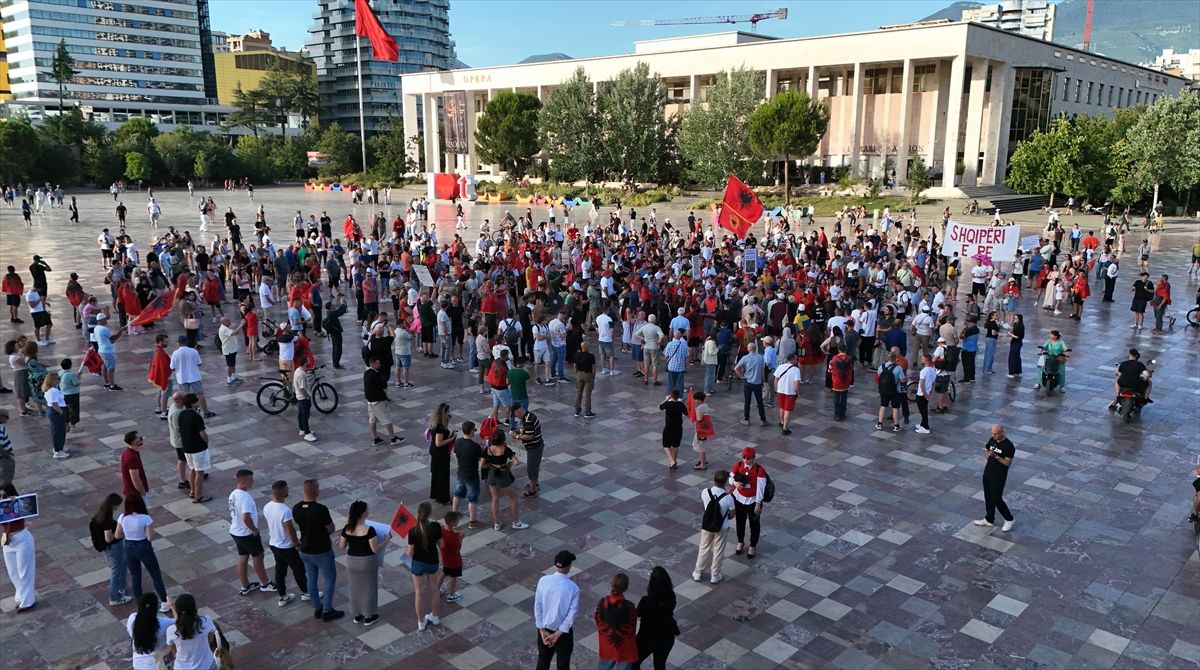 Tiran'da Trump bağlantılı turizm projesi protestoları 15. gününde sürüyor