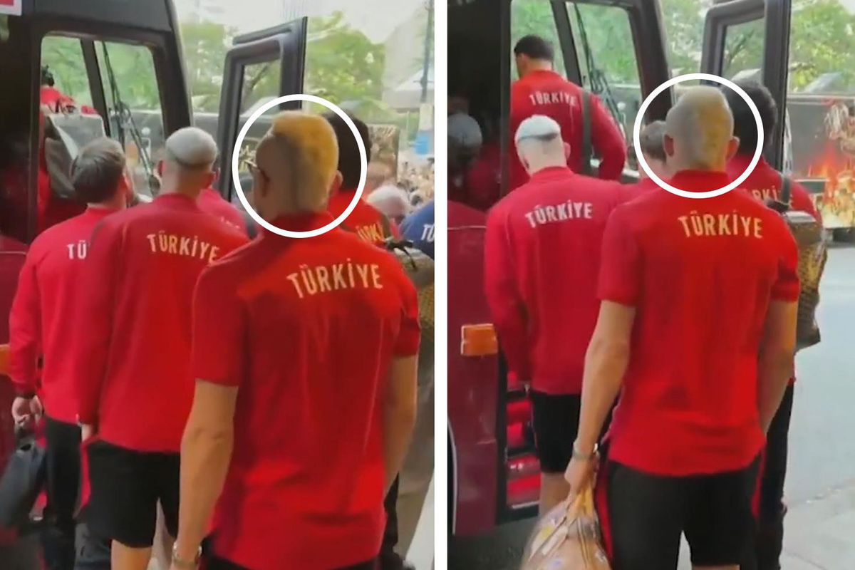 A Milli Futbol Takımı oyuncusu Barış Alper Yılmaz, yeni saç stiliyle dikkat çekiyor.