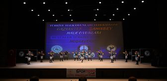 Gaziantep'te Halk Oyunları Büyükler Türkiye Şampiyonası Başladı
