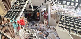 Güngören'de yıkım sırasında çöken apartmanın zarar verdiği bitişikteki 2 bina boşaltıldı