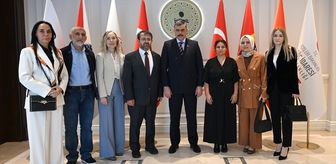 İçişleri Bakanı Çiftçi, GÜSODER heyeti ile görüştü Açıklaması