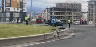 Kayseri'de trafik kazasında 4 kişi yaralandı