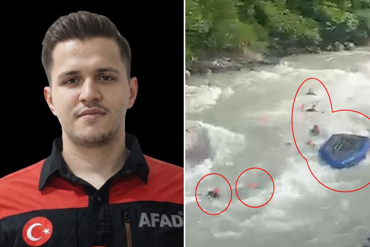 Rize'de AFAD personelinin hayatını kaybettiği kazanın görüntüsü ortaya çıktı