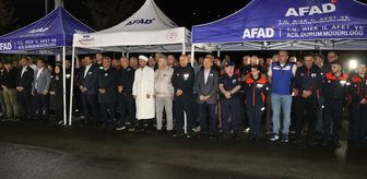 Rize'de botun devrilmesi sonucu hayatını kaybeden AFAD personelinin cenazesi memleketine uğurlandı
