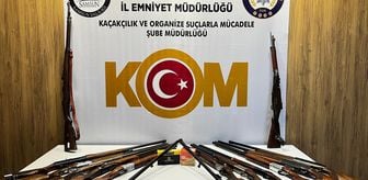 Samsun'da kaçak silah operasyonunda 2 şüpheli hakkında işlem başlatıldı