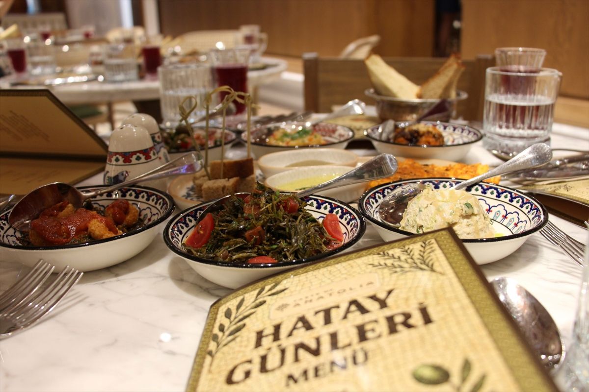 Antalya Havalimanı'nda Hatay mutfağının lezzetleri tanıtıldı