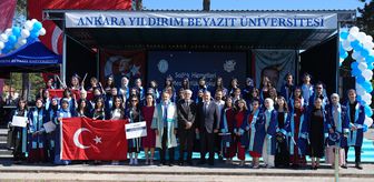 AYBÜ Çubuk Yerleşkesi'nde mezuniyet töreni düzenlendi