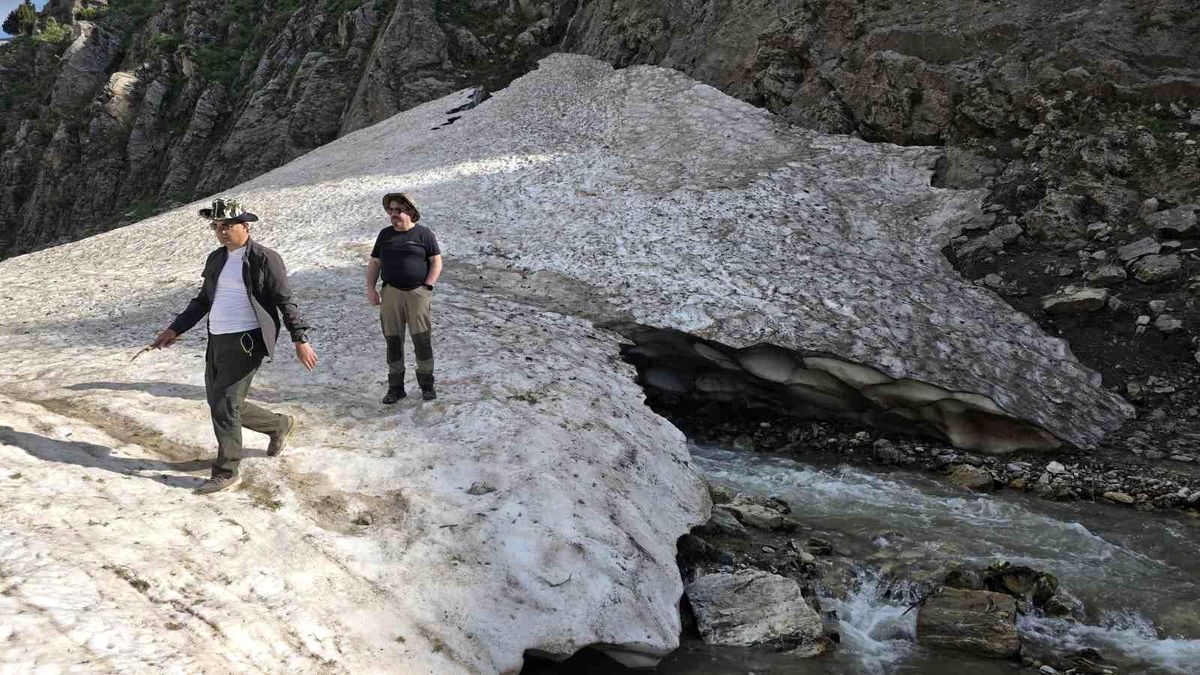 Bitlis'in kar suları Van Gölü'ne güç katıyor