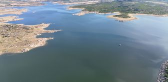 Edirne'ye içme suyu sağlayan Kayalıköy Barajı'nda doluluk yüzde 58'e ulaştı