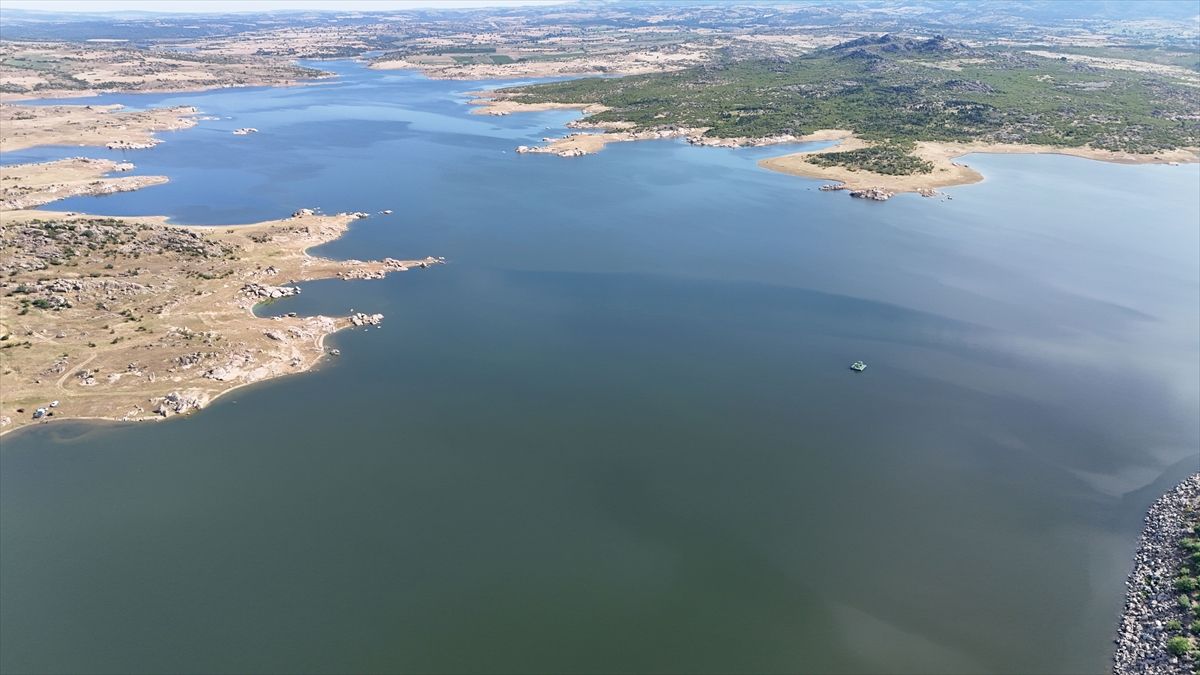 Edirne'ye içme suyu sağlayan Kayalıköy Barajı'nda doluluk yüzde 58'e ulaştı