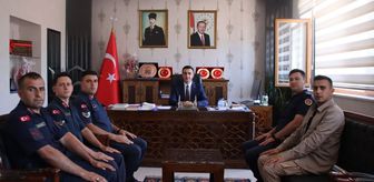 Jandarmadan Küre Kaymakamı Çakır'a ziyaret