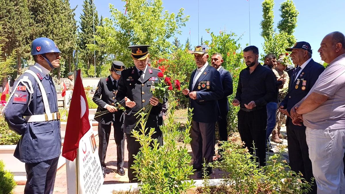 Jandarma'nın 187. Yılında Adıyaman'da Şehitlik Ziyareti