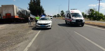 Kilis'te elektrik direğine çarpan araçtaki 1 kişi yaralandı