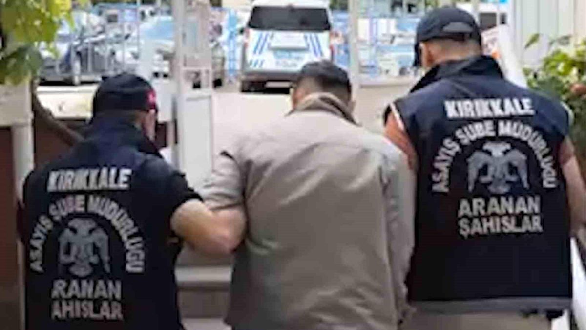 Kırıkkale'de polis ekiplerince yakalanan firari hükümlü