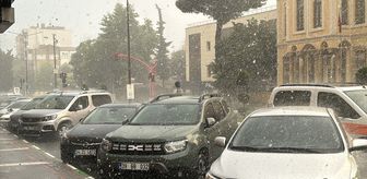 Kırklareli'nde sağanak ve dolu etkili oldu