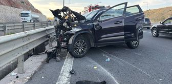 Kocaeli'de tankerle çarpışan cipin sürücüsü ağır yaralandı