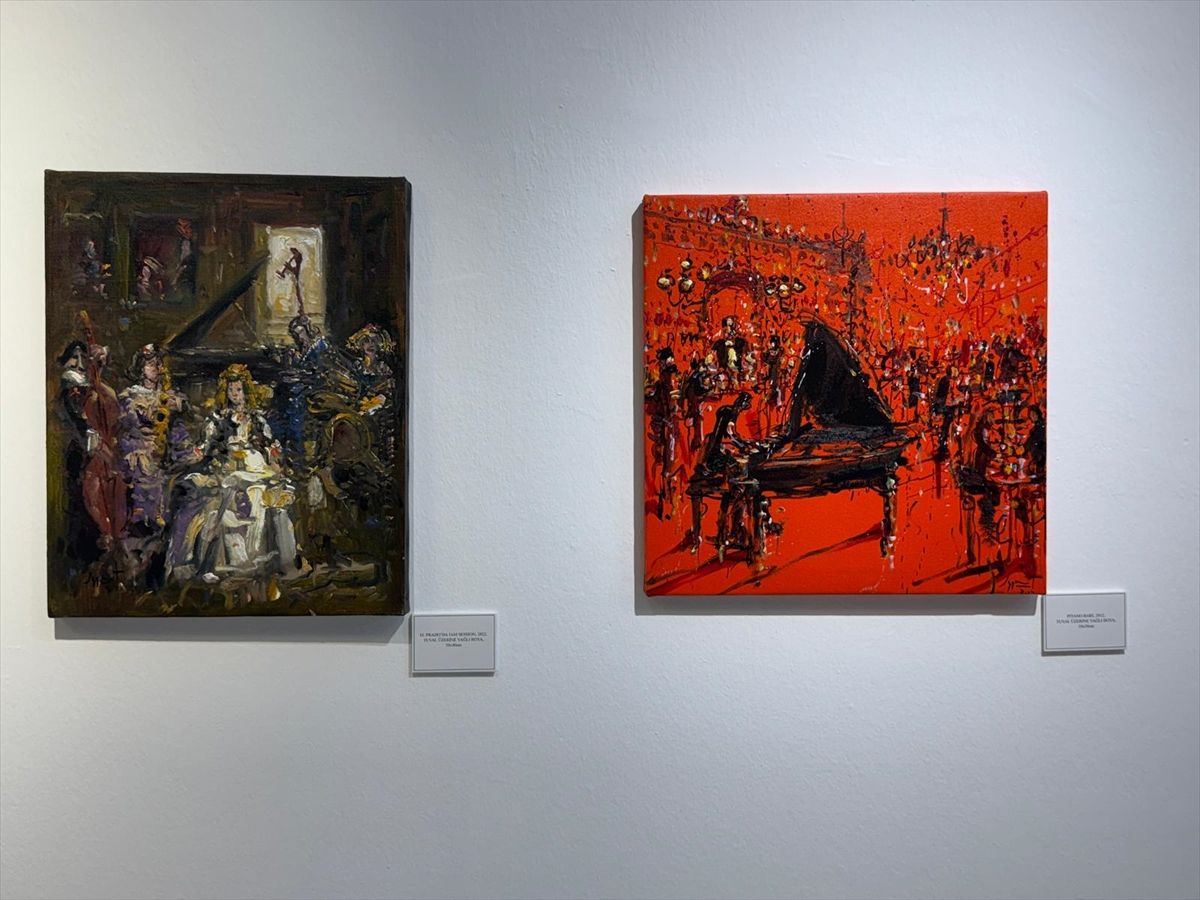 Meksikalı sanatçı Jazzamoart'ın resim sergisi Beyoğlu'nda sanatseverlerle buluştu