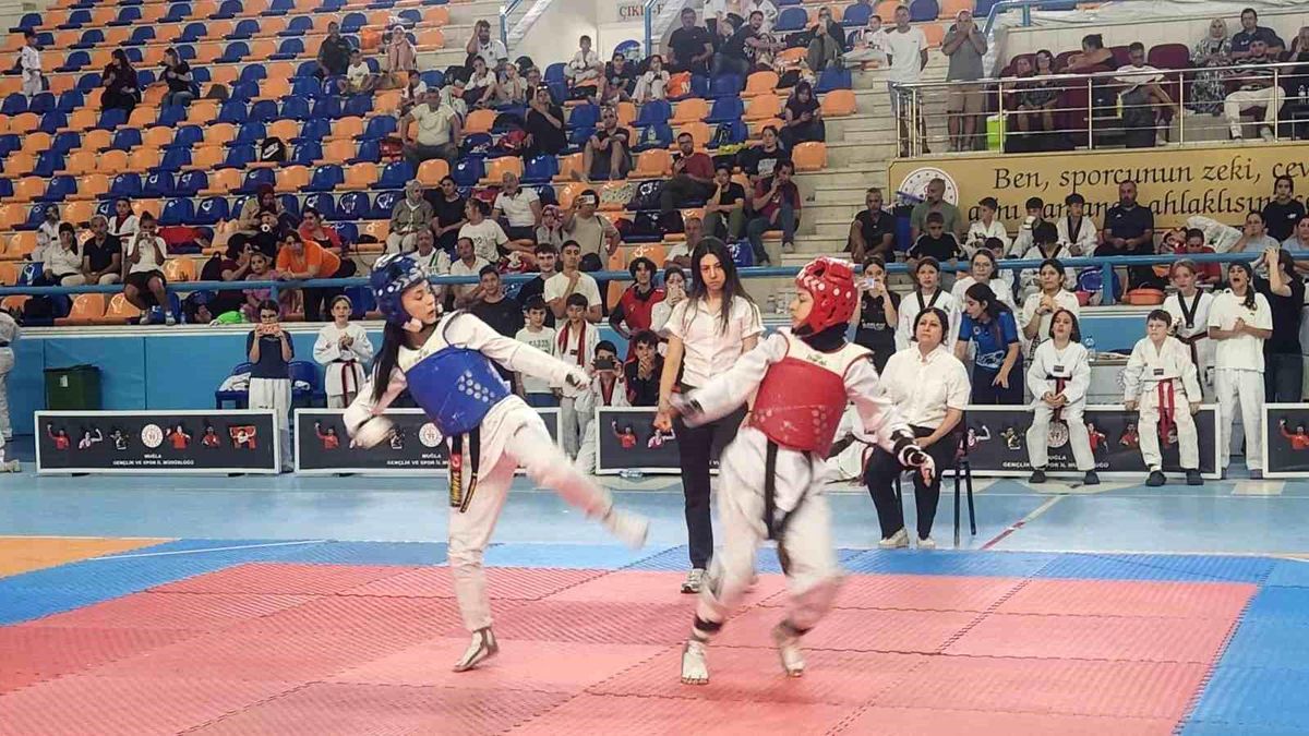 Muğla'da taekwondo il seçmeleri heyecanı yaşandı