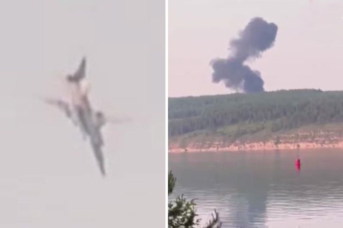 Rusya'da stratejik bombardıman uçağı düştü