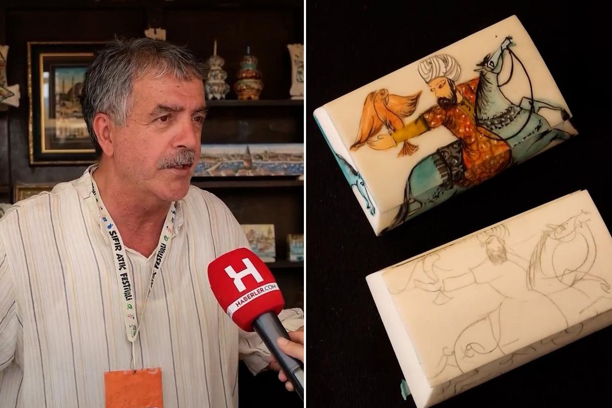 Sıfır Atık Festivali'nde unutulmaya yüz tutan sanat dikkat çekti