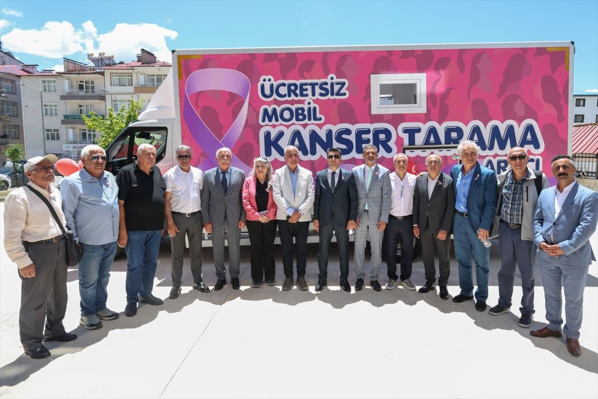 Tunceli'de 'kanserde erken tanı' için mobil tarama aracı hizmete sunuldu