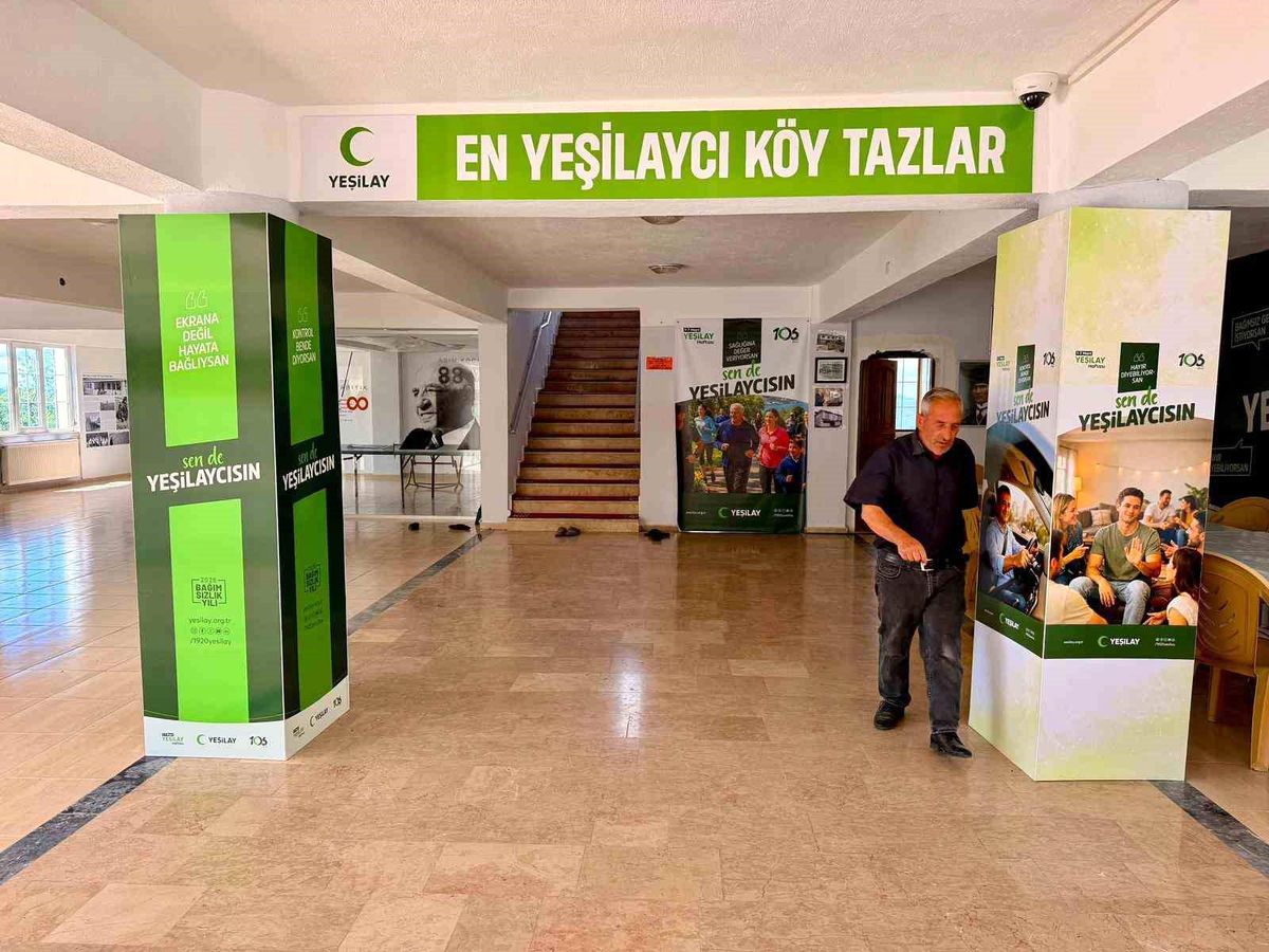 Türkiye'nin en Yeşilay'cı köyü yaşam tarzıyla dikkat çekiyor