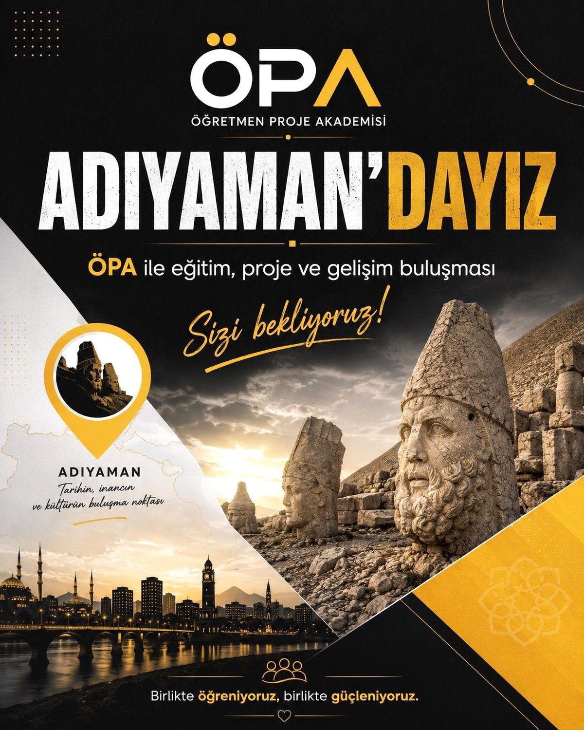 Yapay zeka destekli proje eğitimi Adıyaman'da yapılacak