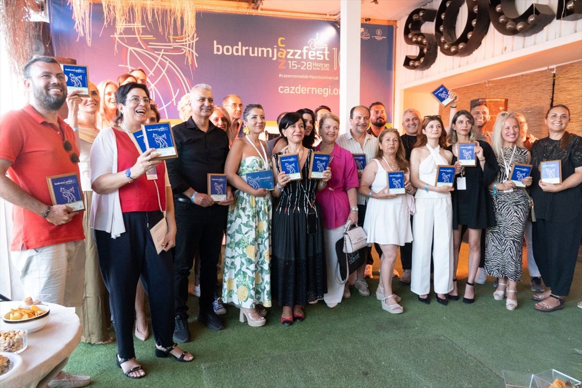 Bodrum Caz Festivali açılışından bir görüntü