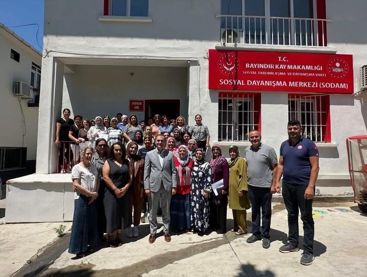 Bayındır'da üreten kadınlara anlamlı tören