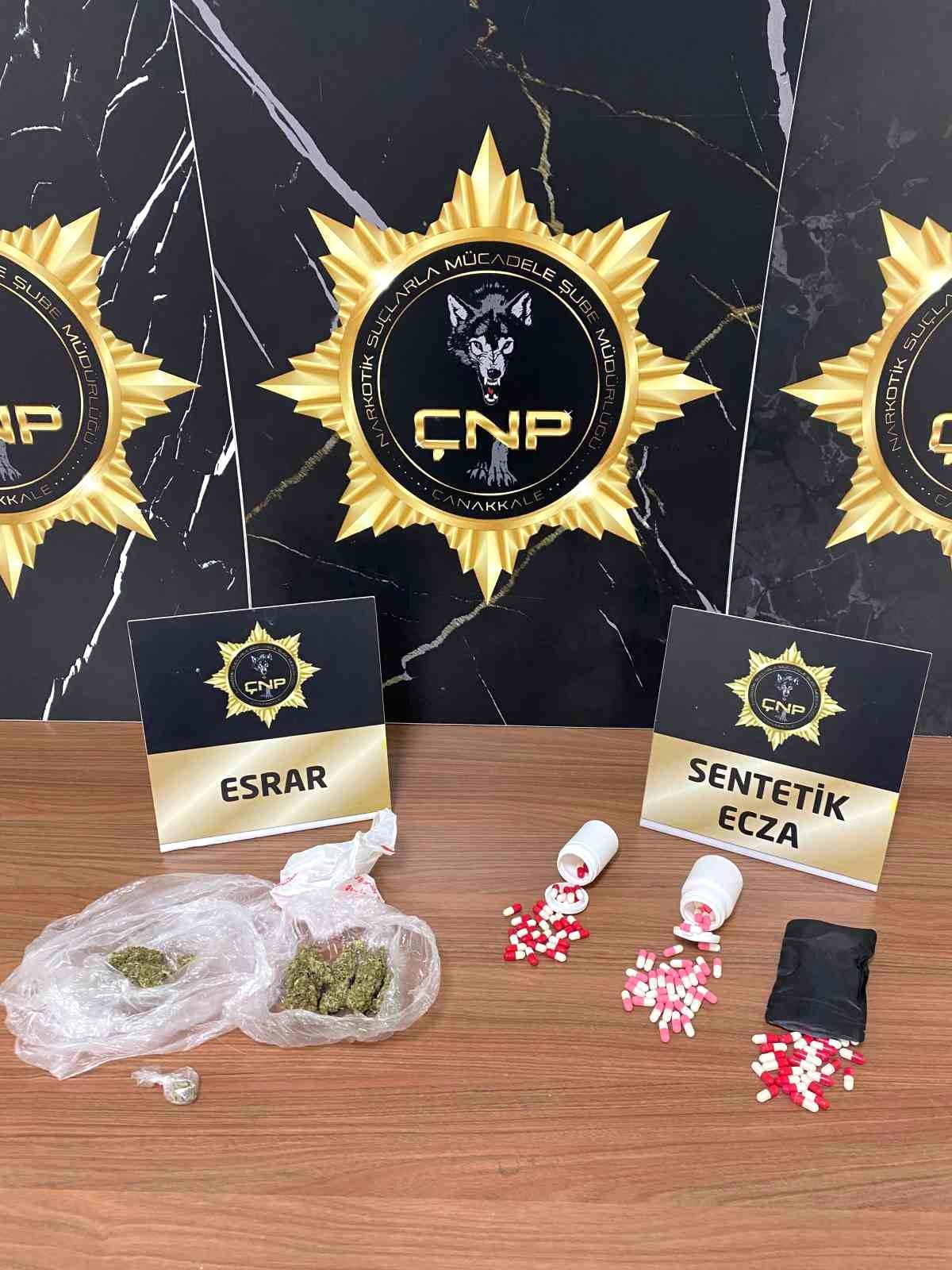 Çanakkale'de uyuşturucu taciri 4 şüpheli tutuklandı