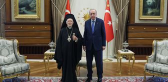Erdoğan, Patrik Bartholomeos'u kabul etti