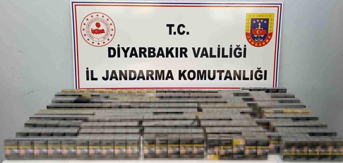 Diyarbakır'da 7 bin 494 paket kaçak sigara ele geçirildi, 52 şüpheli hakkında işlem yapıldı
