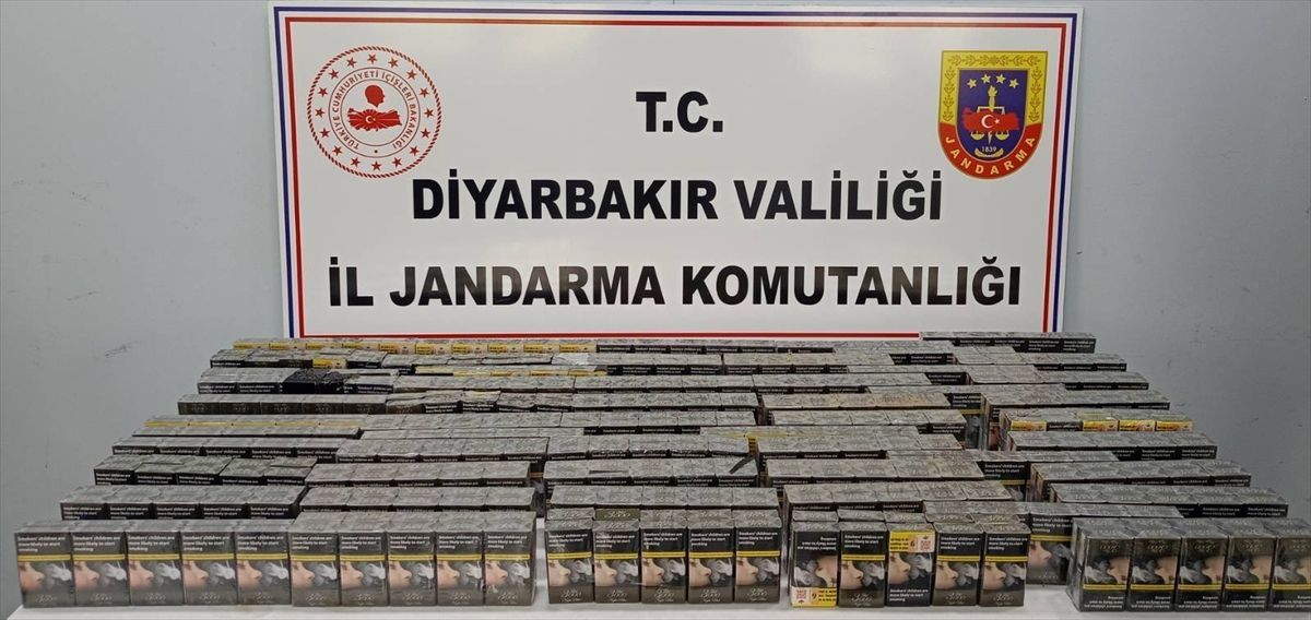 Diyarbakır'da kaçakçılık operasyonlarında 52 şüpheli hakkında işlem yapıldı