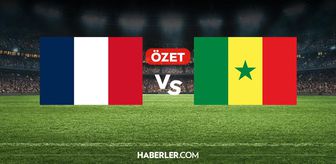 Fransa Senegal maç özeti ve golleri! (ÖZET) Fransa Senegal kaç kaç bitti, golleri kim attı?