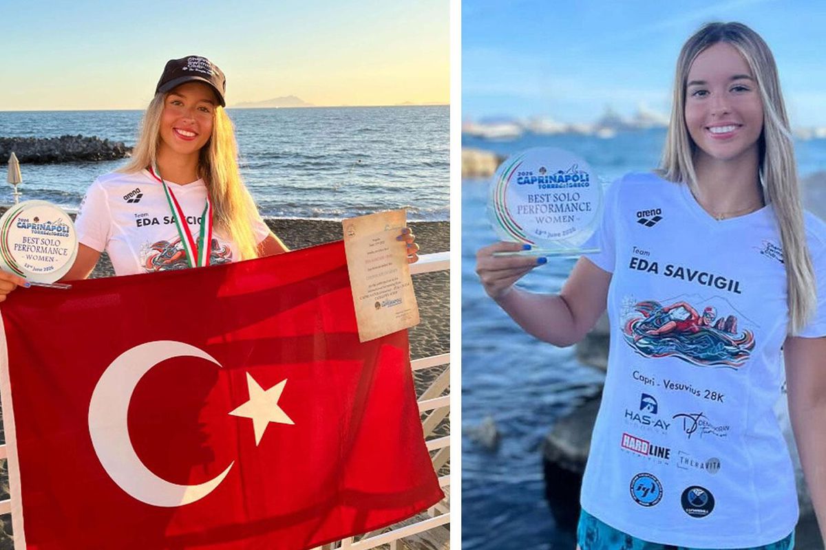 İzmirli yüzücü Eda Savcıgil'den tarihi başarı